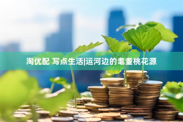 淘优配 写点生活|运河边的耄耋桃花源