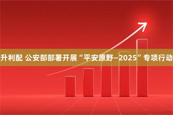 升利配 公安部部署开展“平安原野—2025”专项行动
