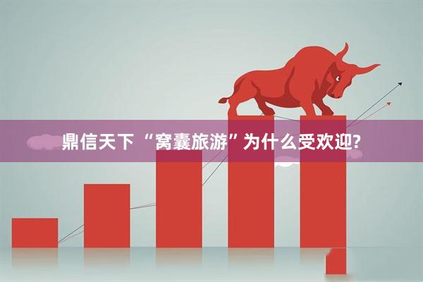 鼎信天下 “窝囊旅游”为什么受欢迎?